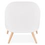Voir la diapositive 5 : Paris Prix Fauteuil Lounge Design en Tissu  Tocia  76cm Blanc