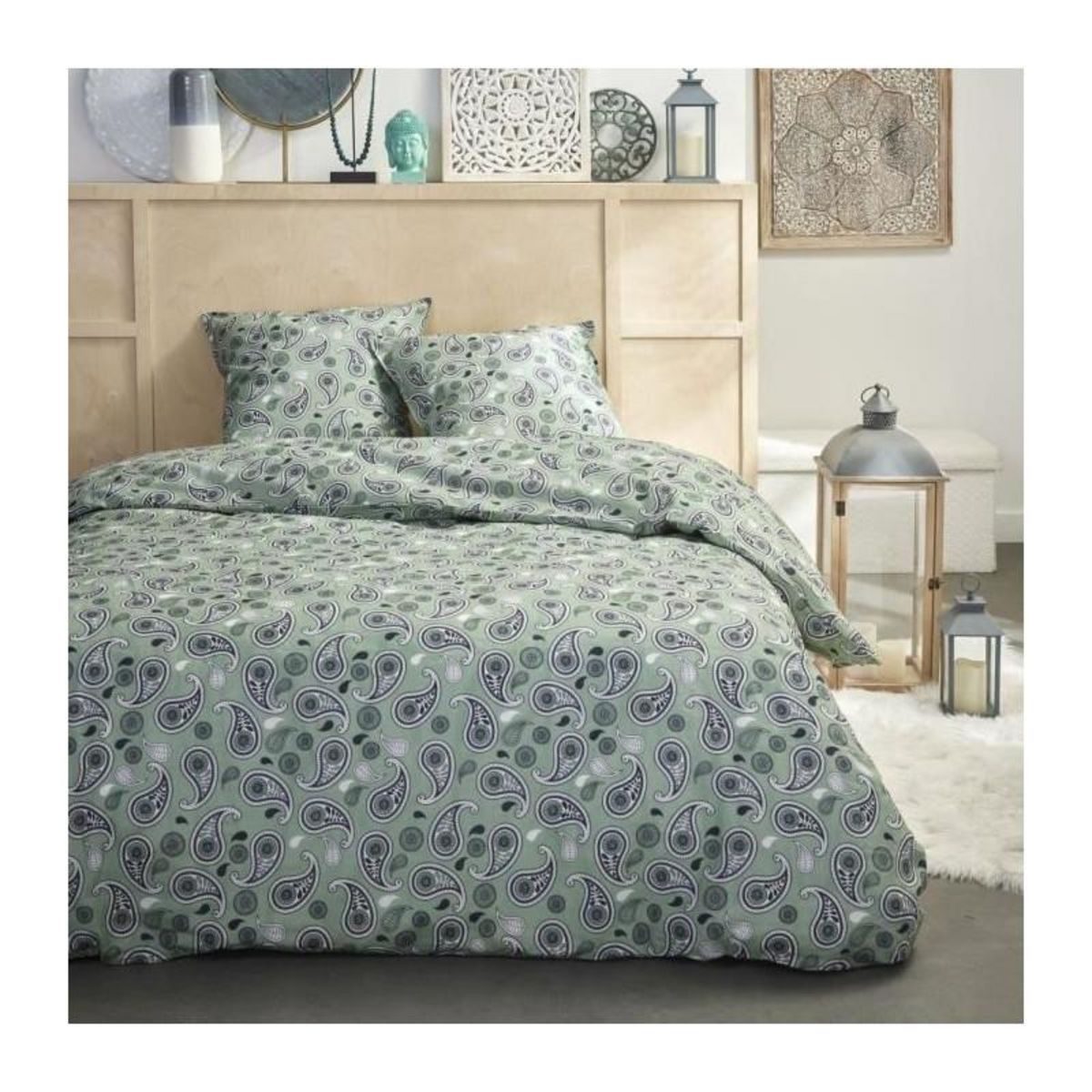 Today Parure de lit 2 personnes - TODAY - Sunshine 16.14 - 220 x 240 cm - 100% Coton imprimé