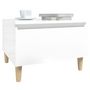 Voir la diapositive 5 : VIDAXL Tables d'appoint 2pcs Blanc brillant 50x46x35cm Bois ingenierie