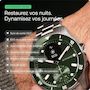 Voir la diapositive 5 : WITHINGS Montre santé Scanwatch Nova verte