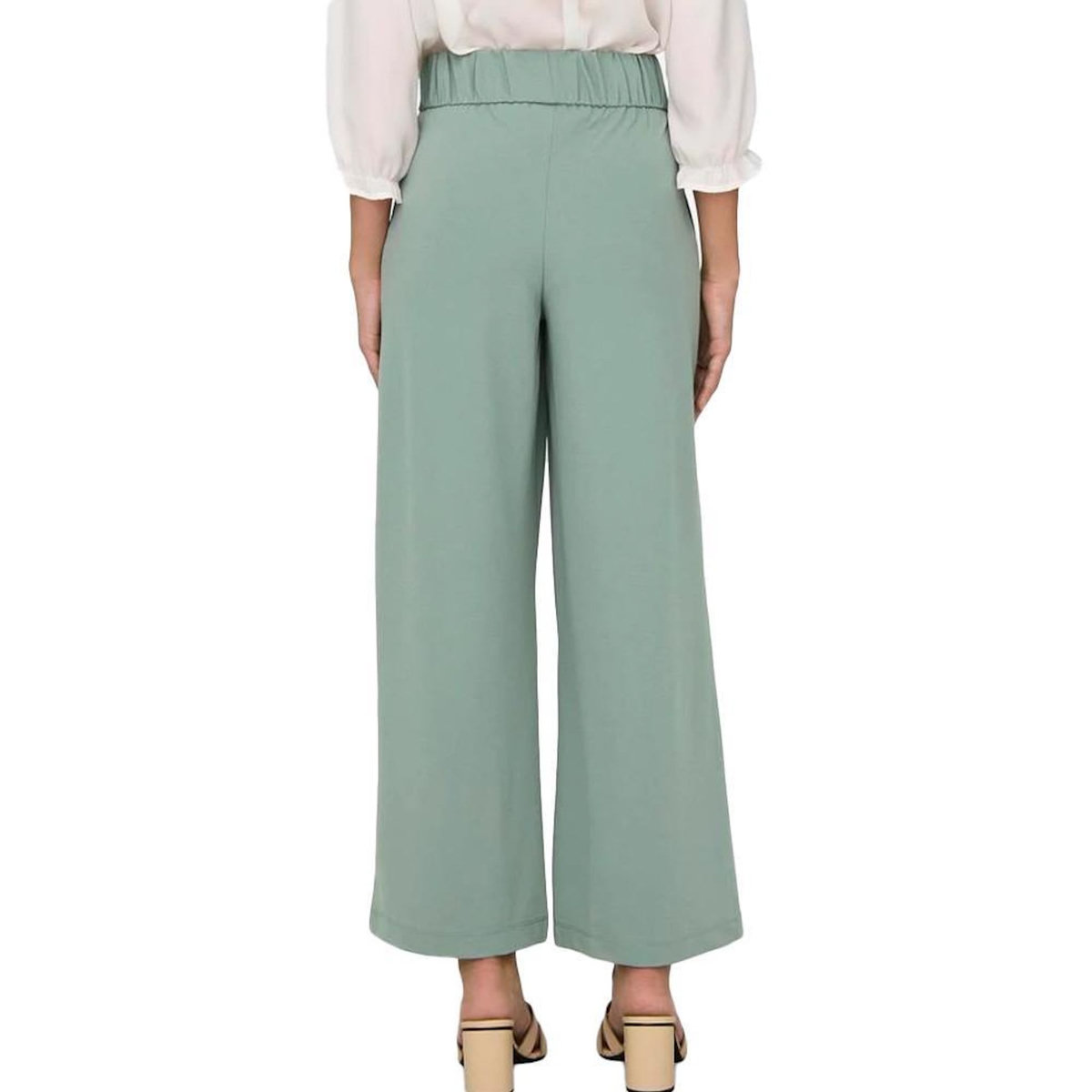 JACQUELINE DE YONG Pantalon Vert Femme JDY Geggo
