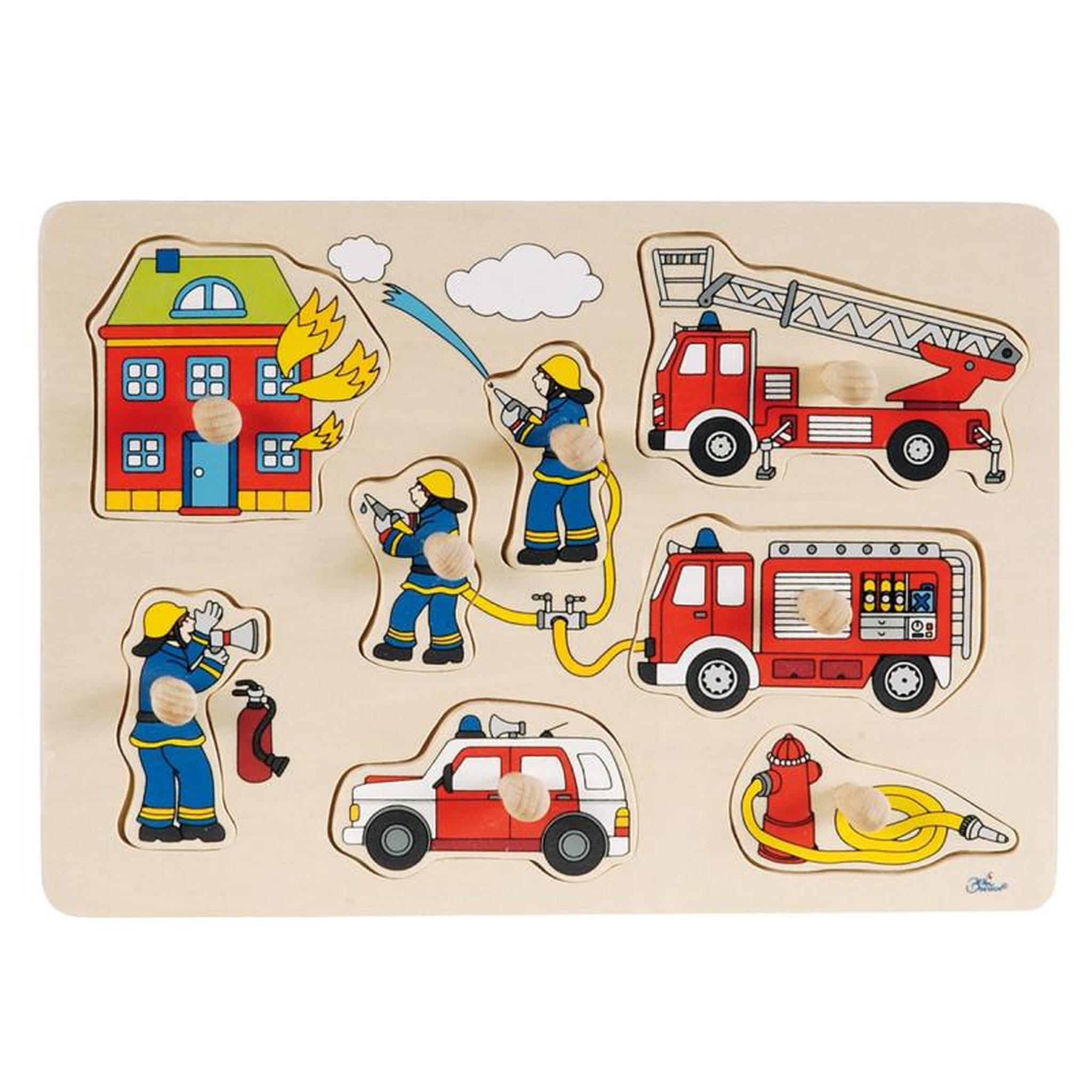 Goki GOKI Bubble Puzzle Fire Department