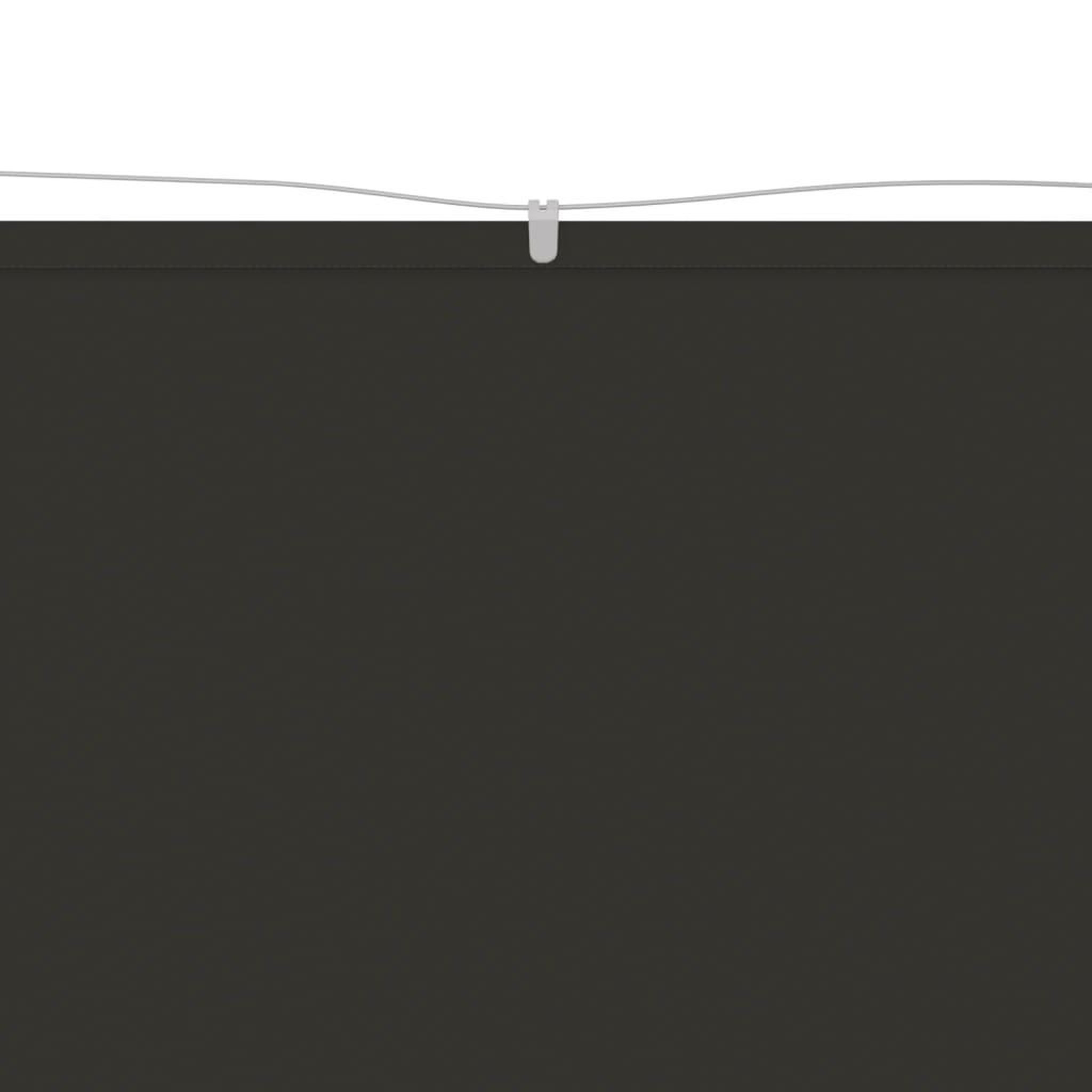 Voir la diapositive 3 : VIDAXL Auvent vertical Anthracite 180x1200 cm Tissu oxford
