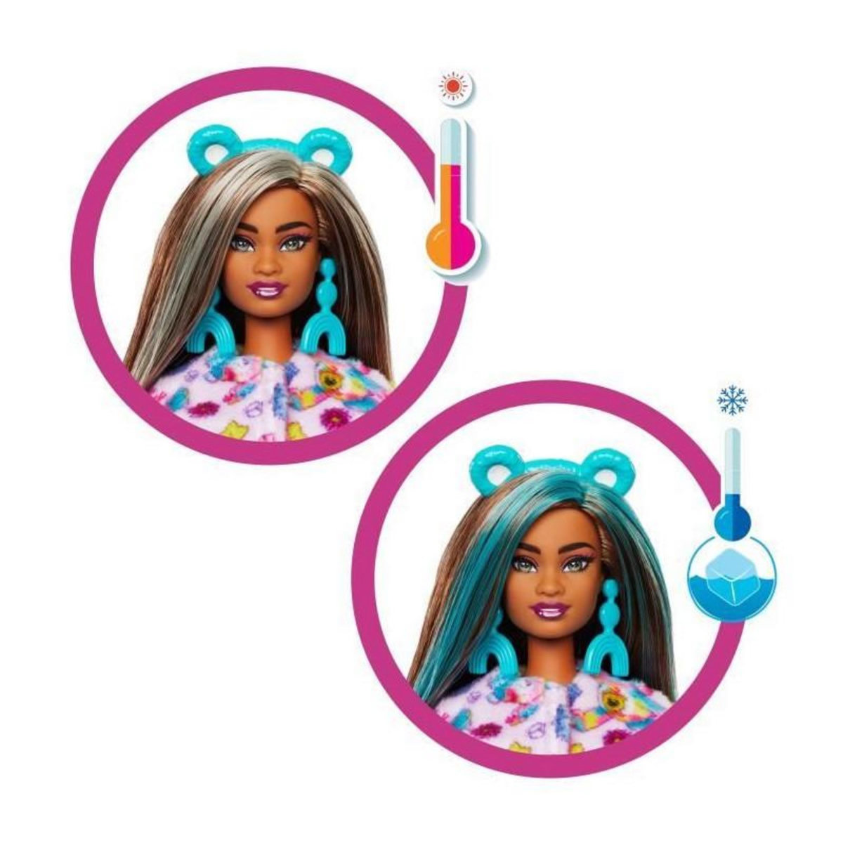 BARBIE Barbie - Poupée Barbie Cutie Reveal Bisounours - Avec 10 surprises - Barbie - JFV62