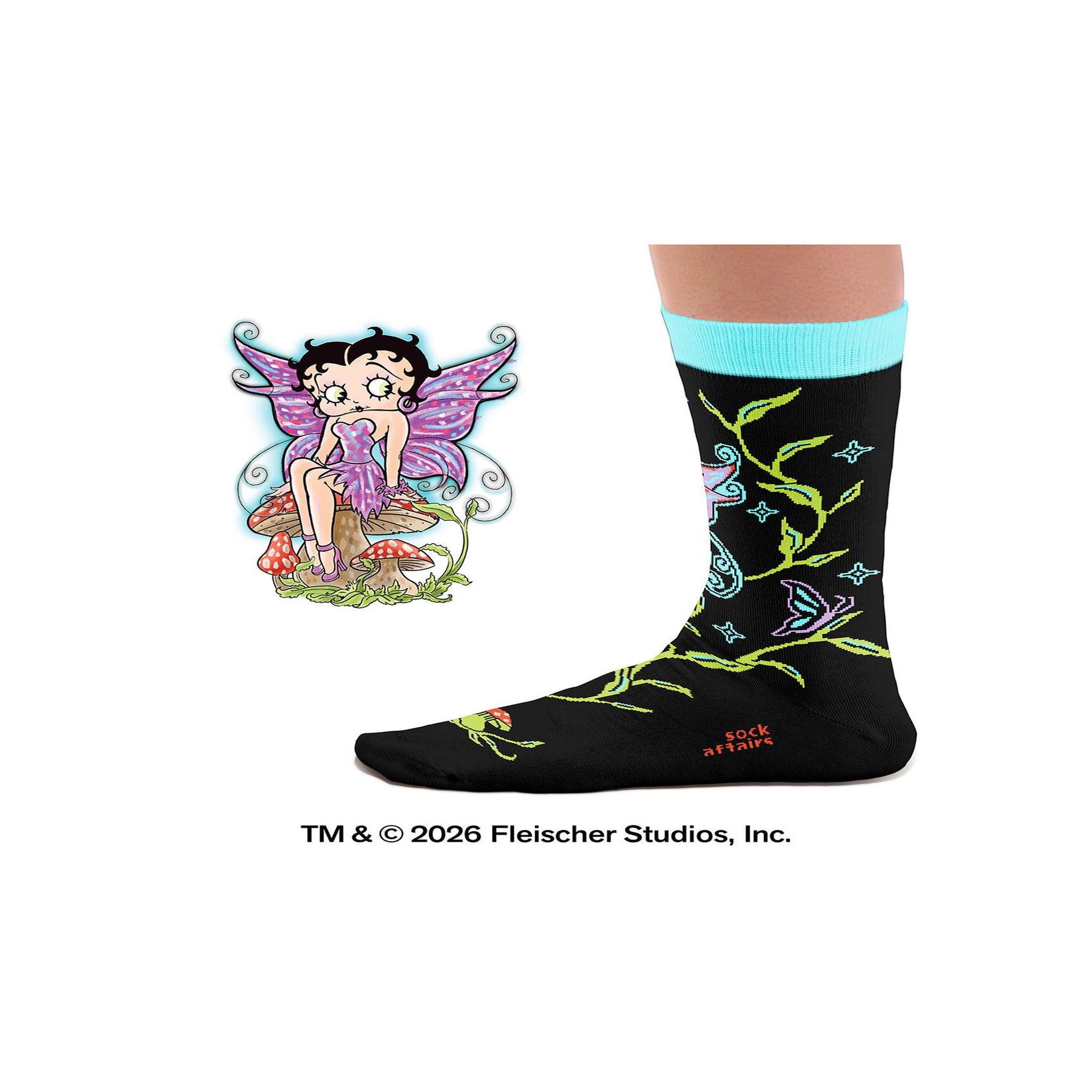 Voir la diapositive 3 : SOCK AFFAIRS Chaussettes betty boop, la fée