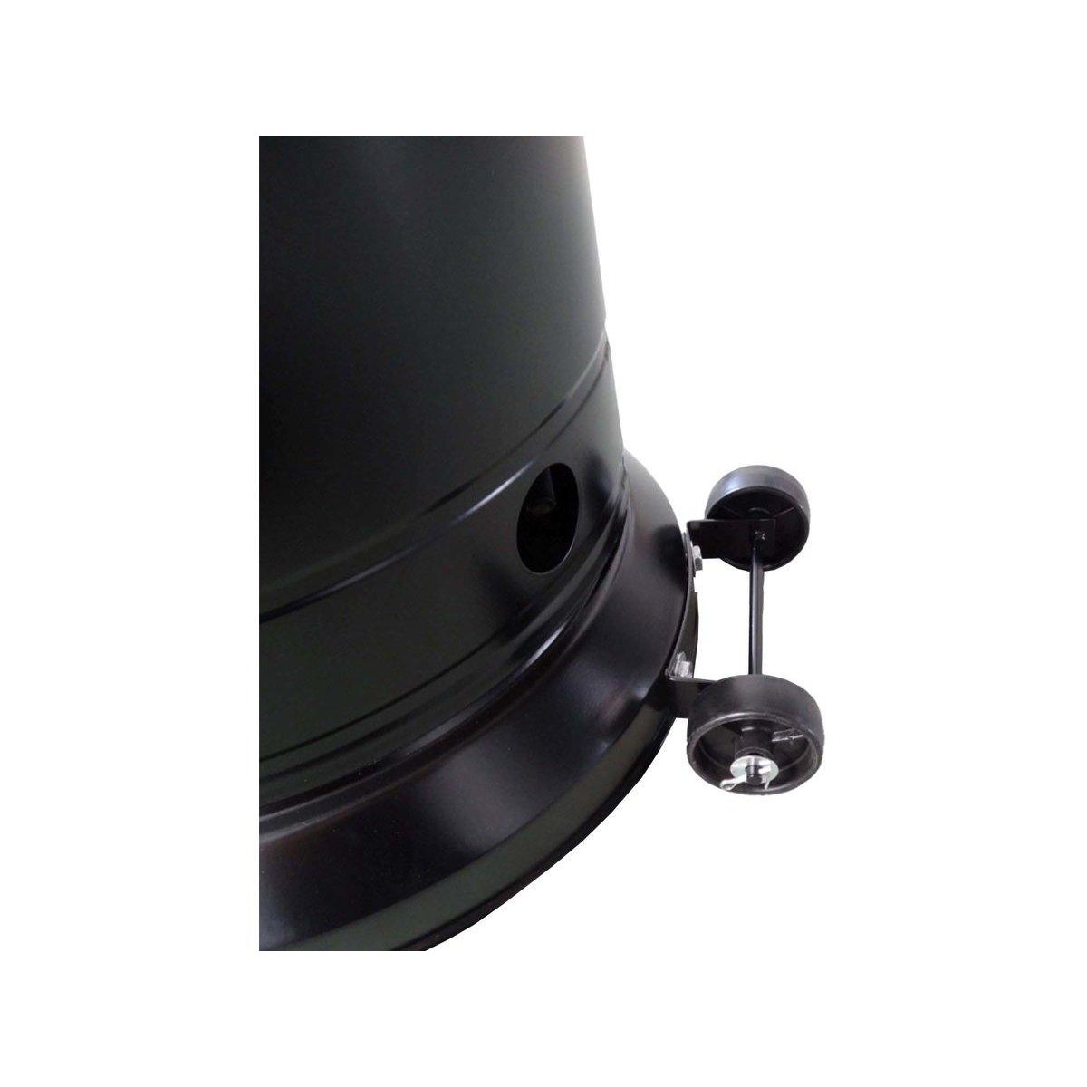 Habitat et Jardin Parasol chauffant gaz  Solar  13 KW - Noir