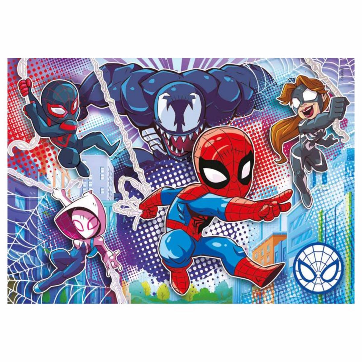 CLEMENTONI Clementoni Puzzle Marvel Superheroes, 4in1