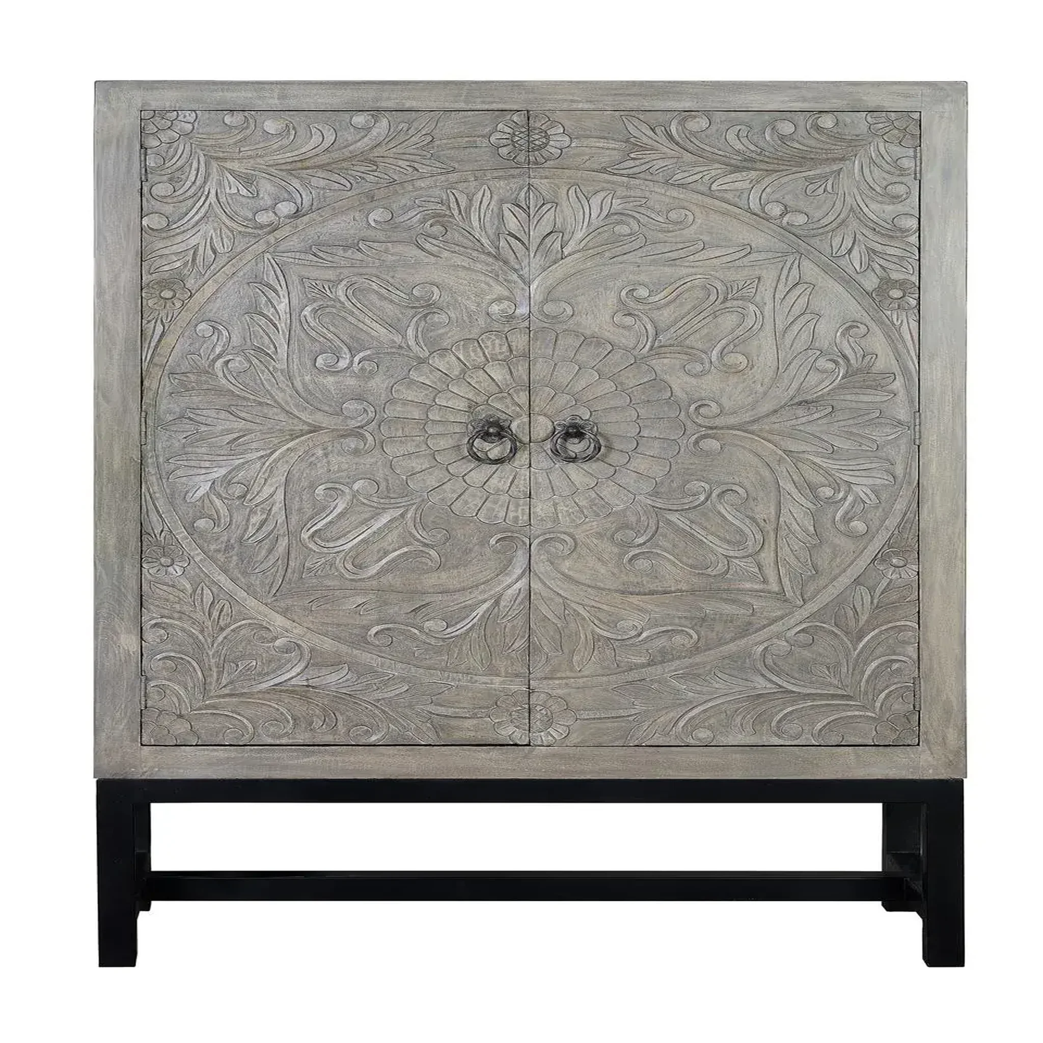 GINER Y COLOMER SL Armoire en bois de manguier 116cm style colonial rustique