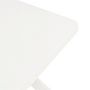 Voir la diapositive 4 : VIDAXL Table de bistro Blanc 70x70x72 cm Plastique