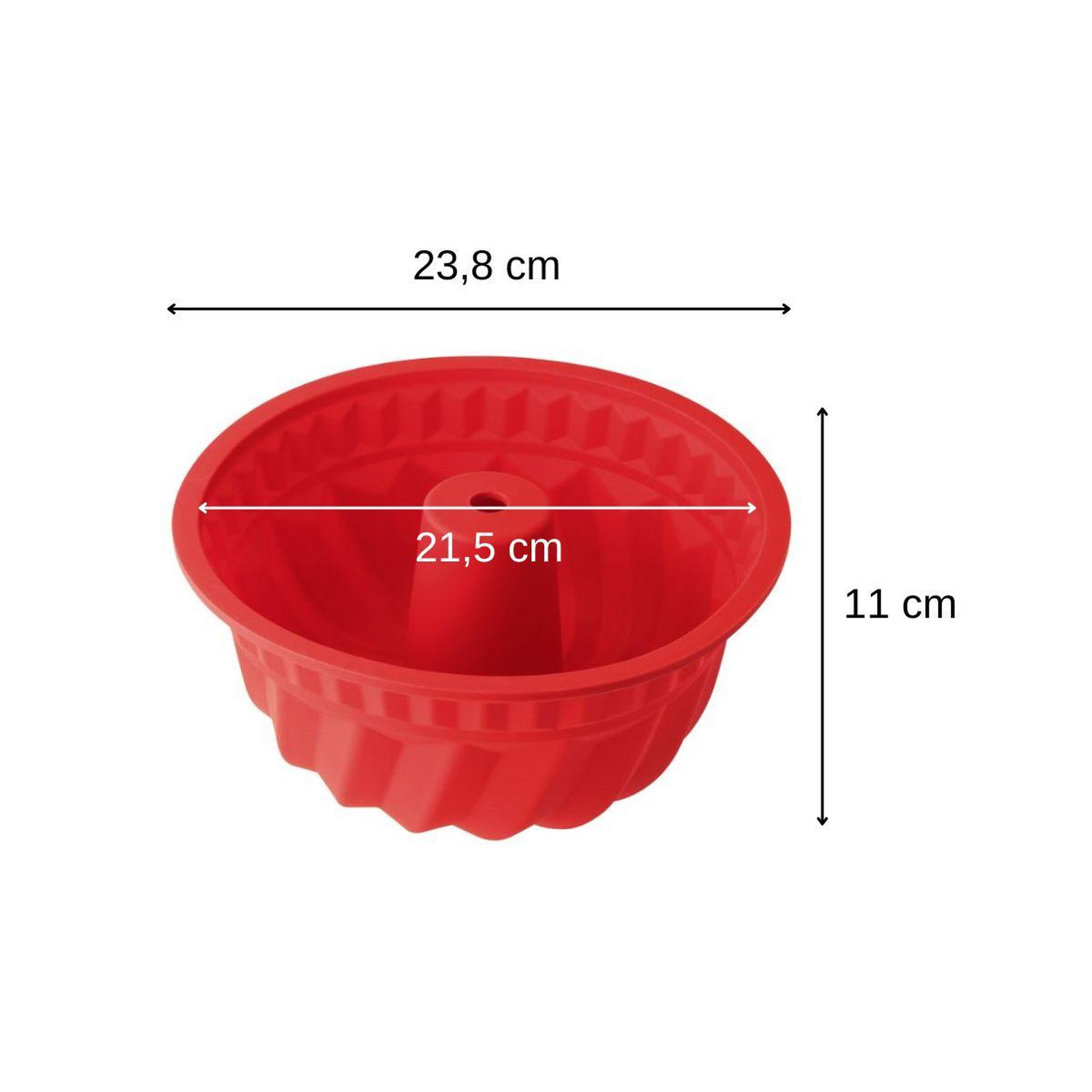 Voir la diapositive 3 : DR.OETKER Lot de 2 moules à kouglofs en silicone 21,5 cm dr. Oetker flexxibel love