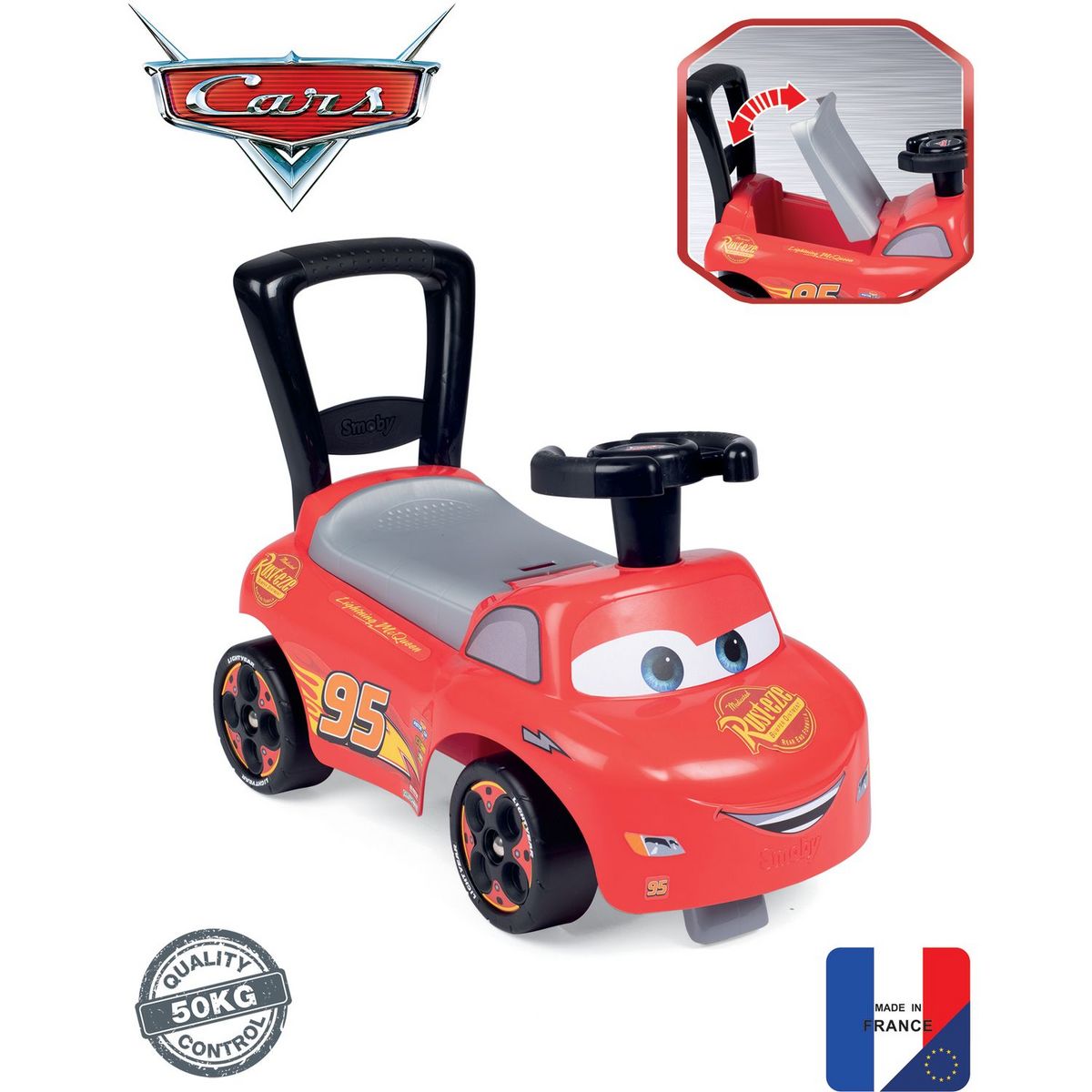 SMOBY Porteur Auto Cars