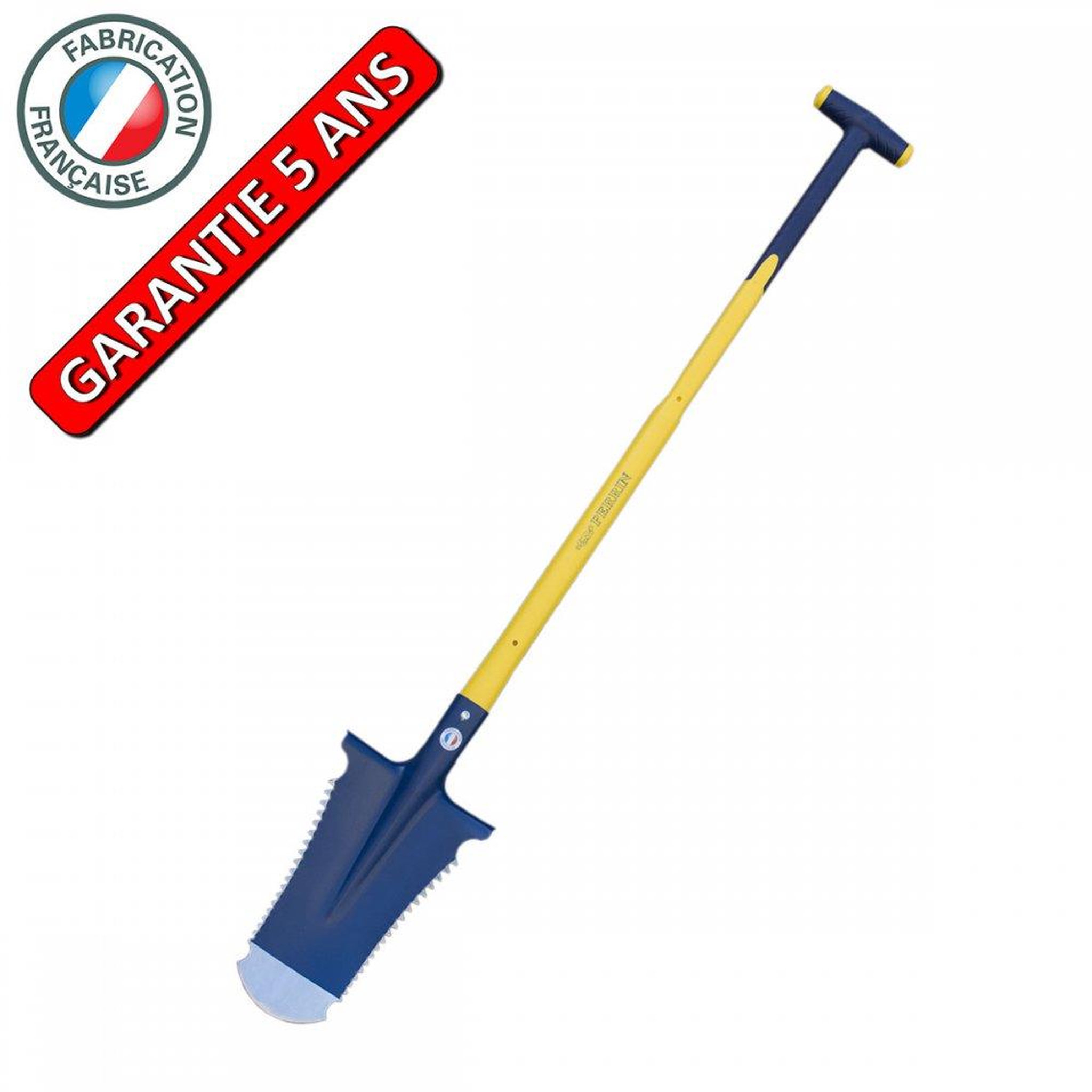 OUTILS PERRIN Bêche caïman 29 cm - manche béquille composite - coupe racines