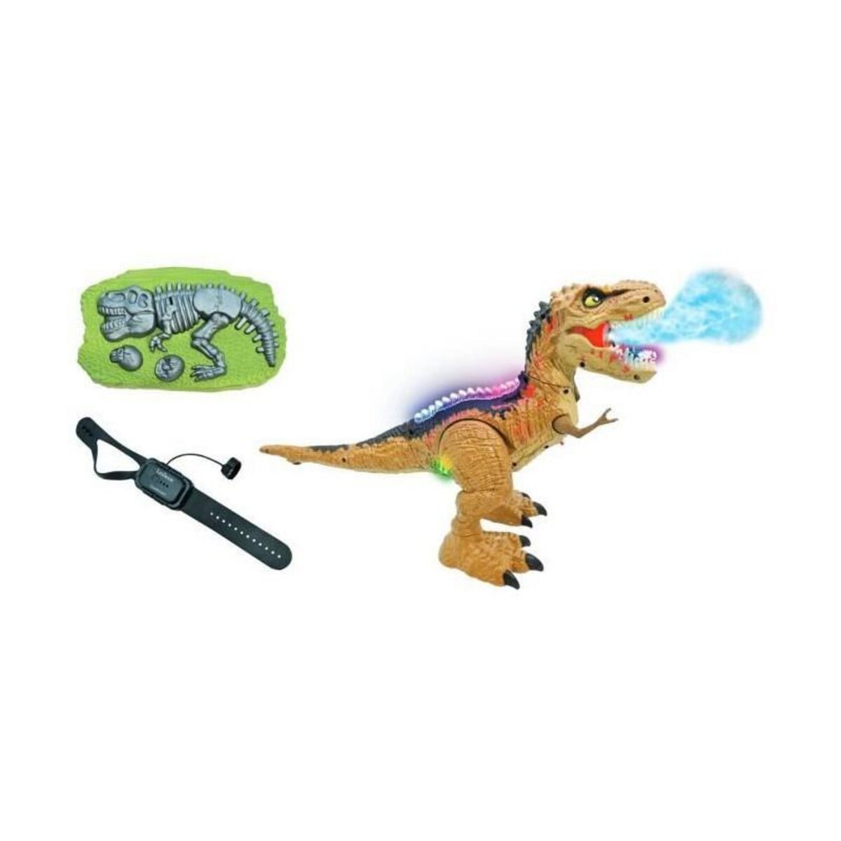 Lexibook RC Tirex - Dinosaure télécommandé cracheur de fumée avec