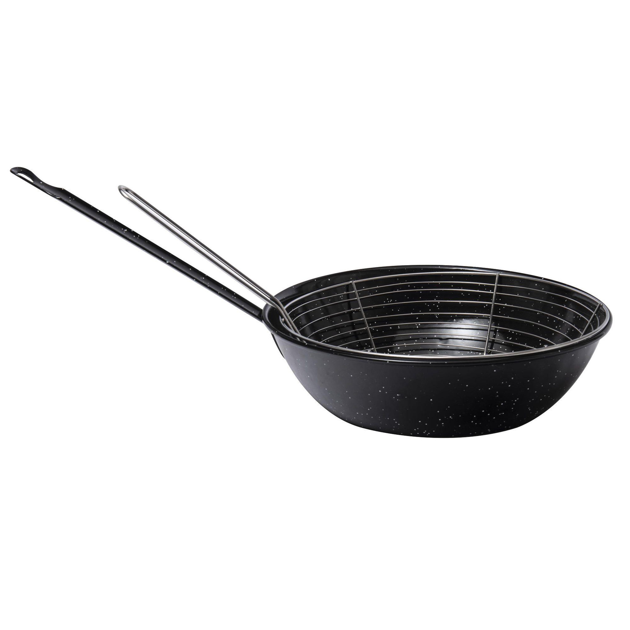 Voir la diapositive 5 : Vaello Poêle friteuse émaillée Ø 28 cm Vaello