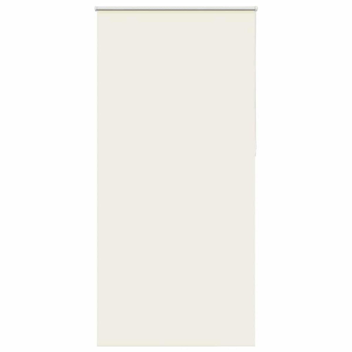 VIDAXL Store enrouleur occultant blanc casse 115x230 cm largeur tissu