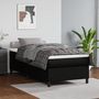 Voir la diapositive 2 : VIDAXL Cadre de lit sans matelas noir 90x190 cm similicuir