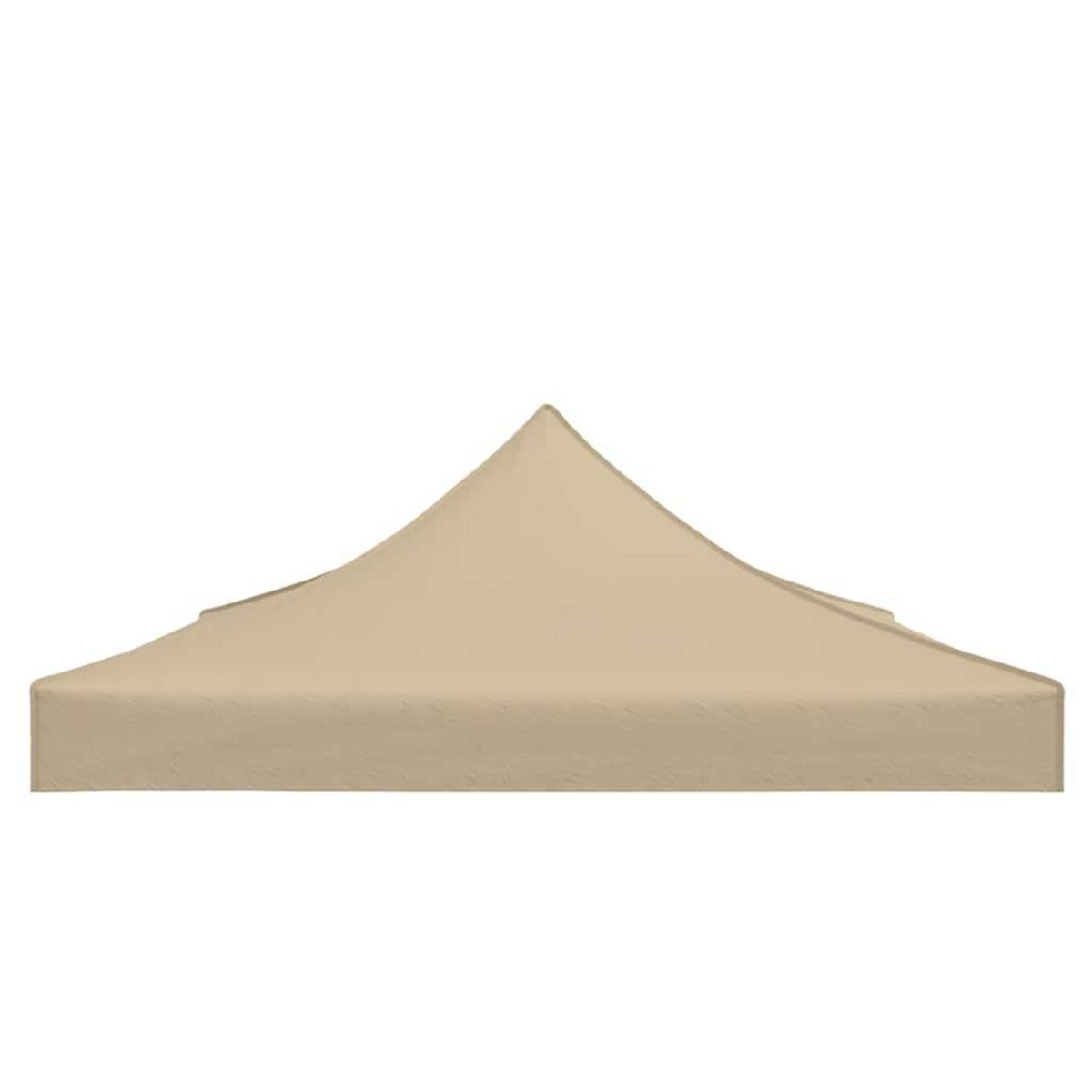 VIDAXL Toit de tente de reception 4x3 m Beige 270 g/m^2