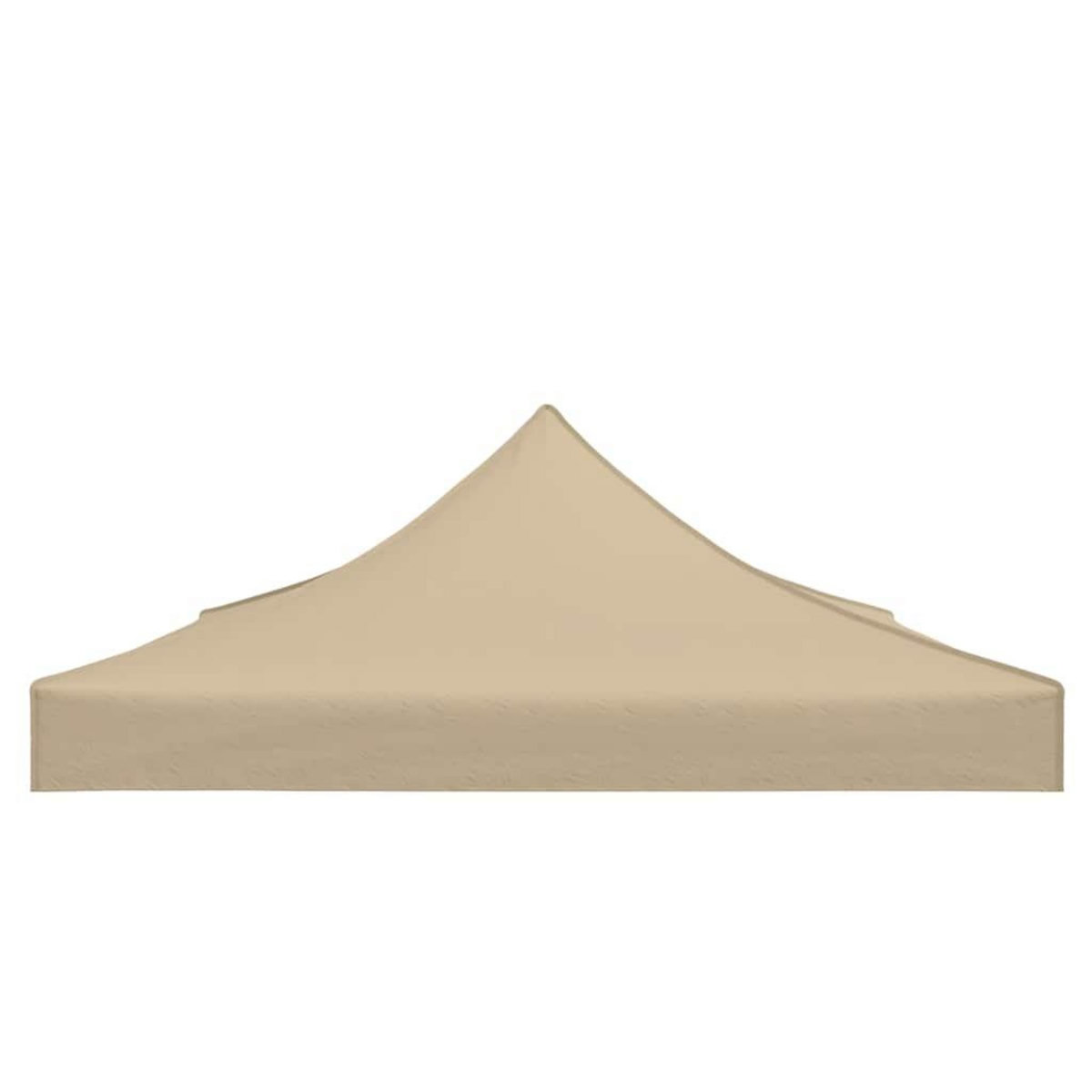 VIDAXL Toit de tente de reception 4x3 m Beige 270 g/m^2