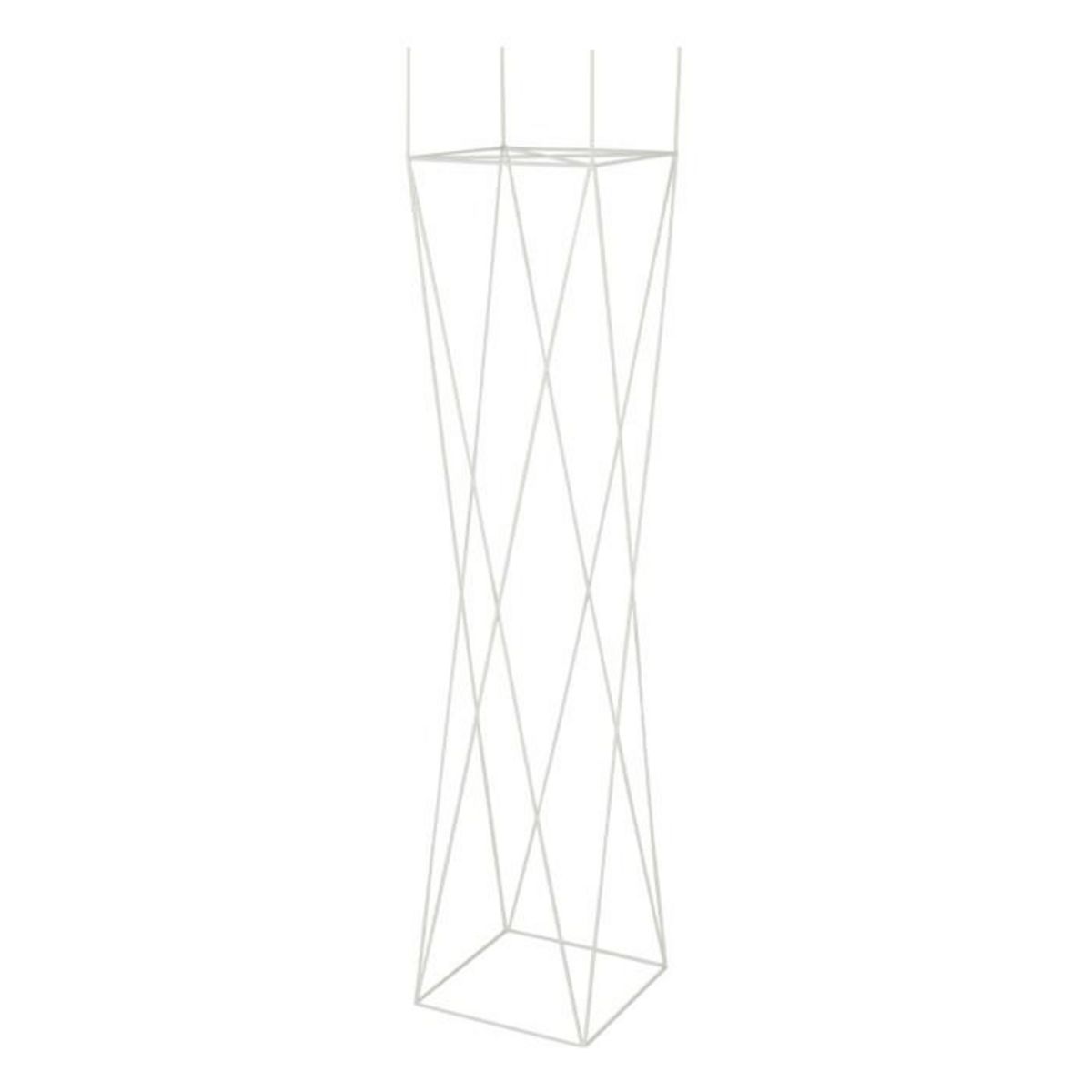 Paris Prix Cache-Pot en Métal  Support Croix  145cm Blanc