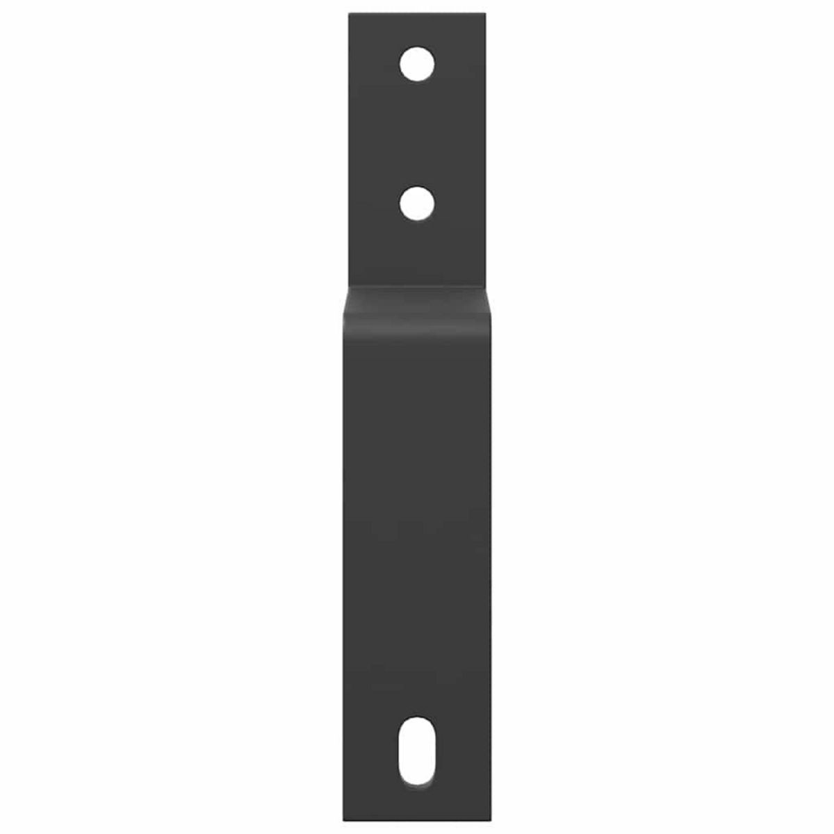 VIDAXL Supports de derivation pour portes de grange 5 pcs rails plats