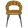 Voir la diapositive 3 : The Home Deco Factory Lot de 2 chaises assise tressée LUND