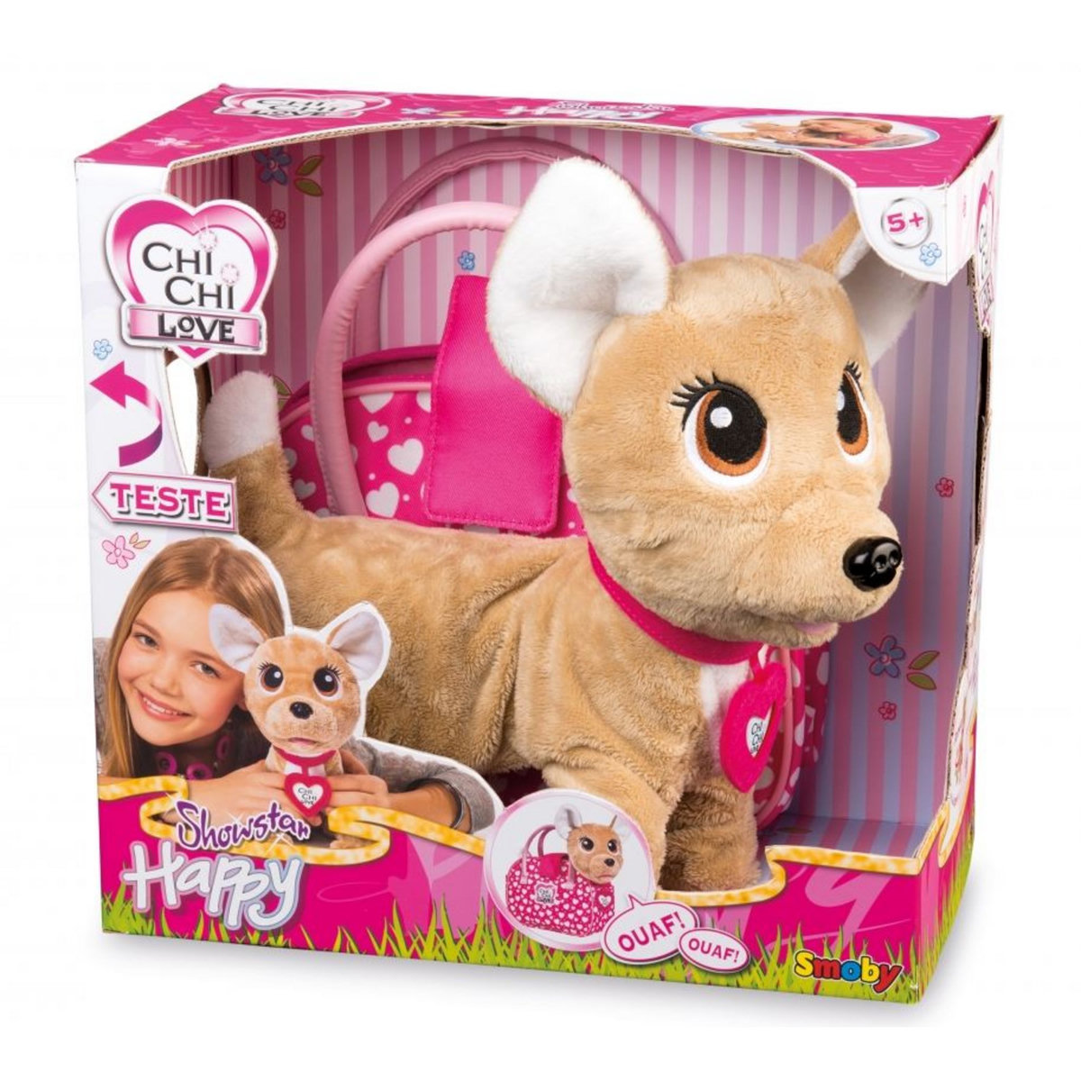SMOBY Peluche Interactive Chichi Love showstar happy