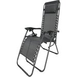 Habitat et Jardin Fauteuil de jardin relax zéro gravité  Sintra  - Noir