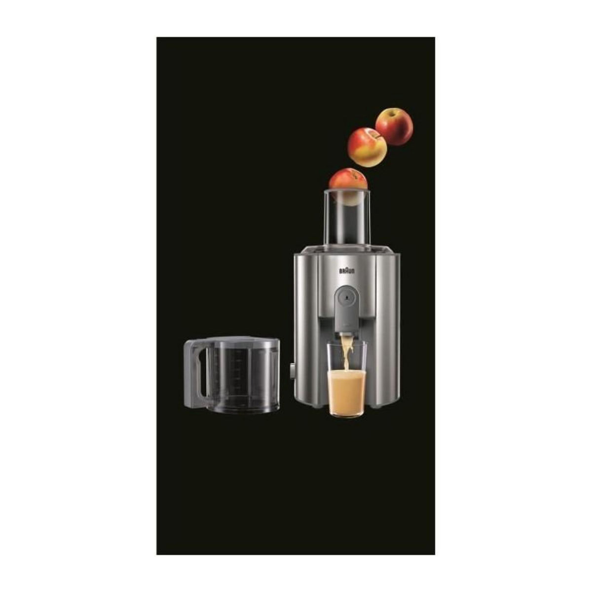 BRAUN BRAUN J700 Centrifugeuse MultiQuick 7 - Inox