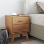 Voir la diapositive 3 : VIDAXL Table de chevet OLDEN marron bois de pin solide