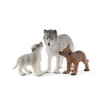 Schleich Schleich - Maman loup avec louveteaux - 42472