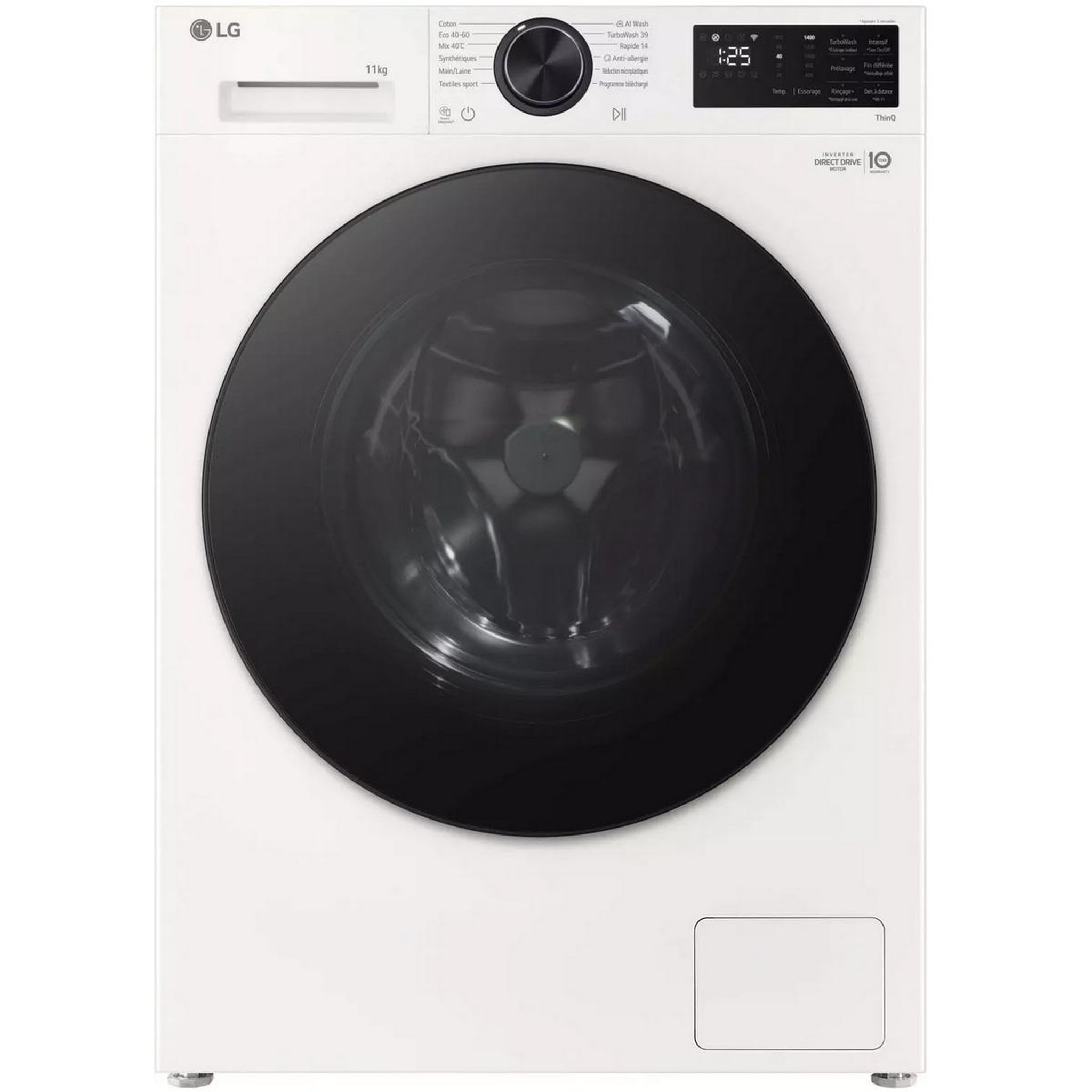 LG Lave-linge frontal 11kg 1400 tours/min - f14x56whst