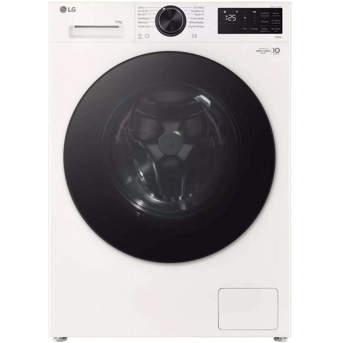LG Lave-linge frontal 11kg 1400 tours/min - F14X56WHST