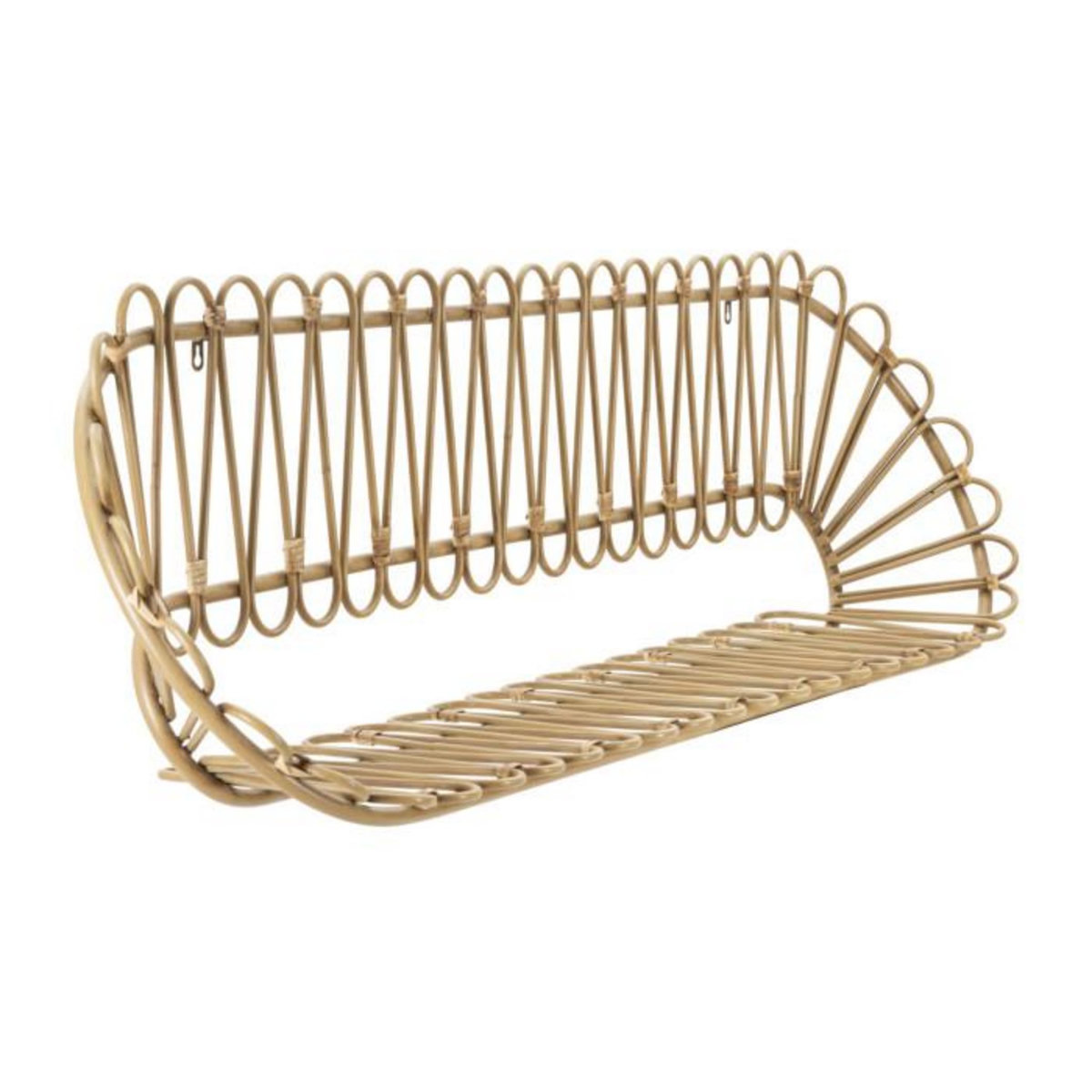 Paris Prix Étagère Murale Déco  Panama  162cm Naturel