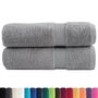 Voir la diapositive 2 : VIDAXL Serviettes de bain de qualité supérieure SOLUND 2 pcs gris
