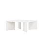 Voir la diapositive 3 : Paris Prix Table Basse Design  Rogaland  100cm Blanc