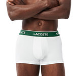 Lacoste Lot de 3 Boxers  Homme Lacoste 5H1300. Coloris disponibles : Blanc