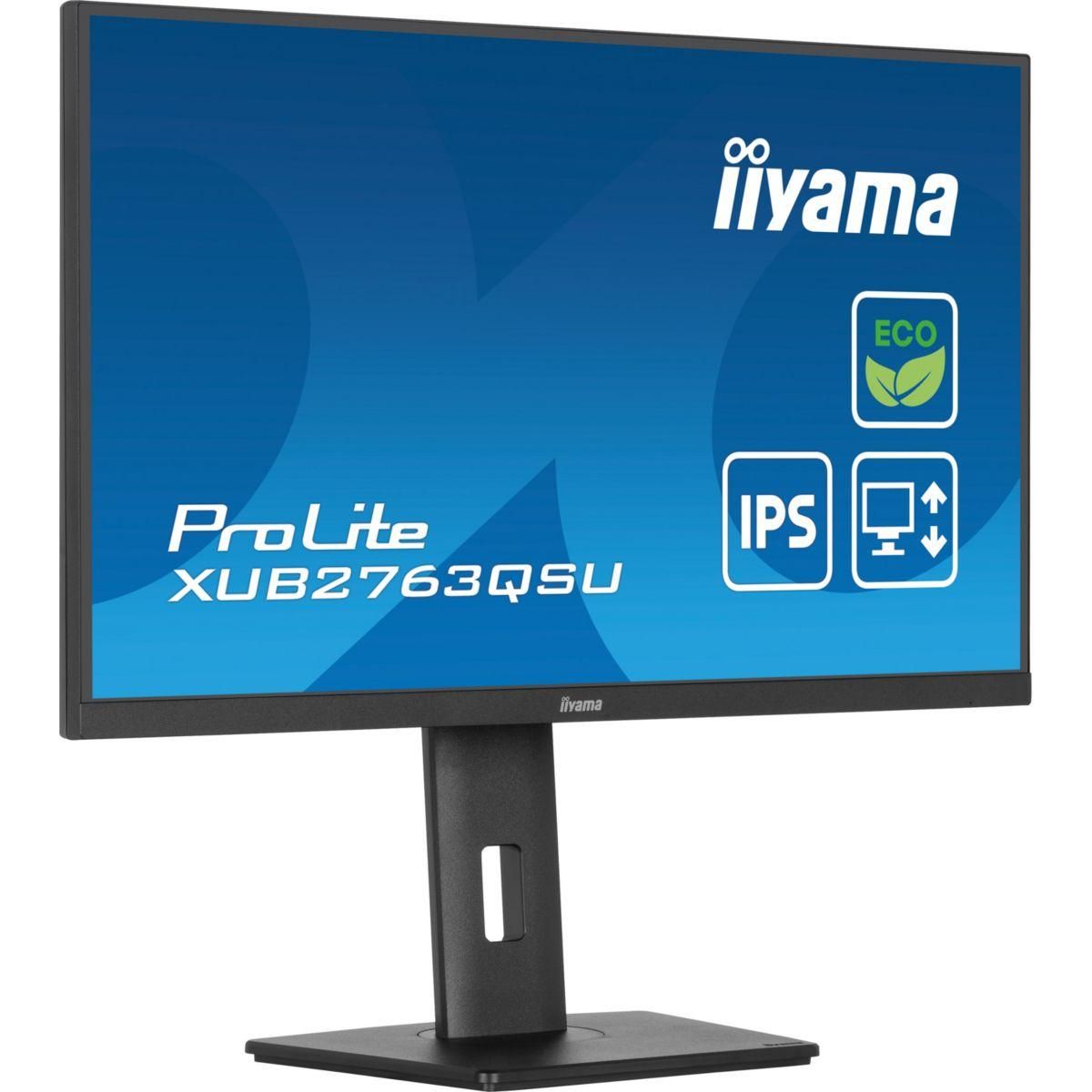 Iiyama Ecran PC PROLITE XUB2763QSU-B1 27'' Plat IPS