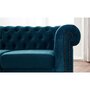 Voir la diapositive 3 : LISA DESIGN William - canapé chesterfield d'angle gauche - 4 places - en velours