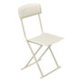 Voir la diapositive 3 : FIVE Lot de 4 chaises pliantes en simili cuir - Beige