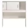 PARISOT Lit PARISOT SCOOP  Enfant l90x L200 cm avec 3 meubles de rangement - Contemporain - Décor blanc