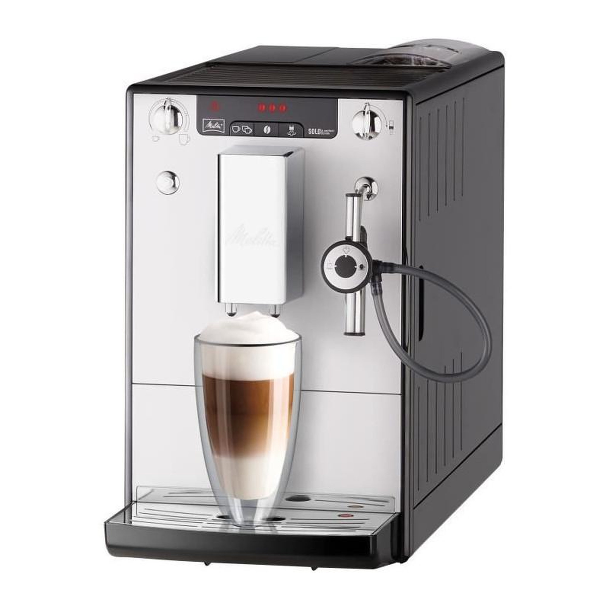 Melitta Machine a café MELITTA - Solo & Perfect Milk E957-203 Argent