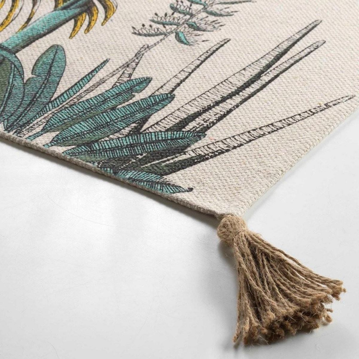 Douceur d'Intérieur Tapis pompons 60x90 cm Balinesia polycoton