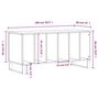 Voir la diapositive 6 : VIDAXL Armoire a disques gris beton 100x38x48 cm bois d'ingenierie