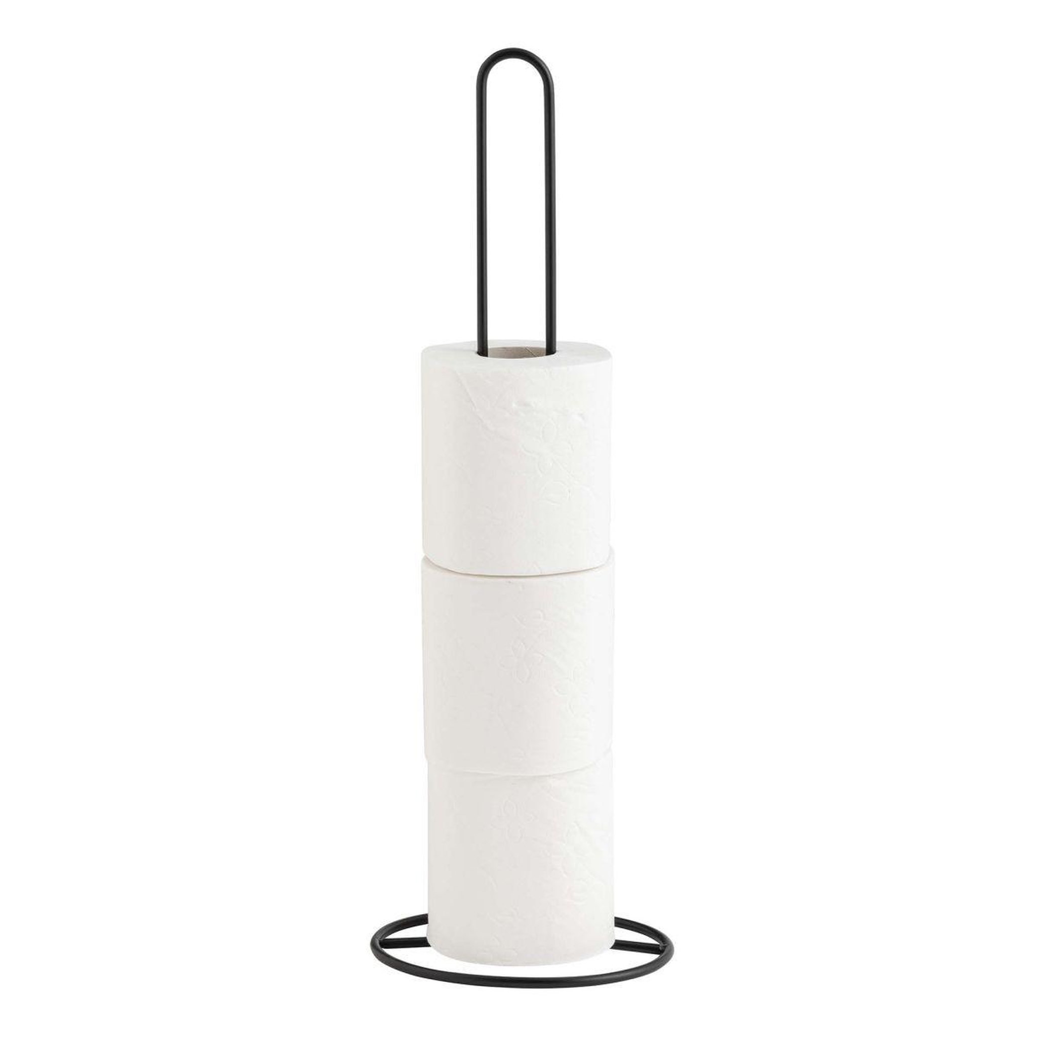 Voir la diapositive 2 : Douceur d'Intérieur Réserve papier wc design  filano  43cm noir