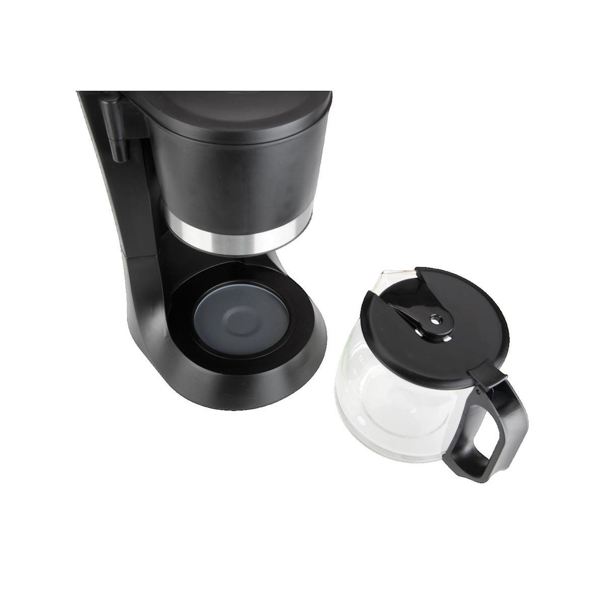 JATA Cafetière Jata CA290 noir avec réservoir en verre