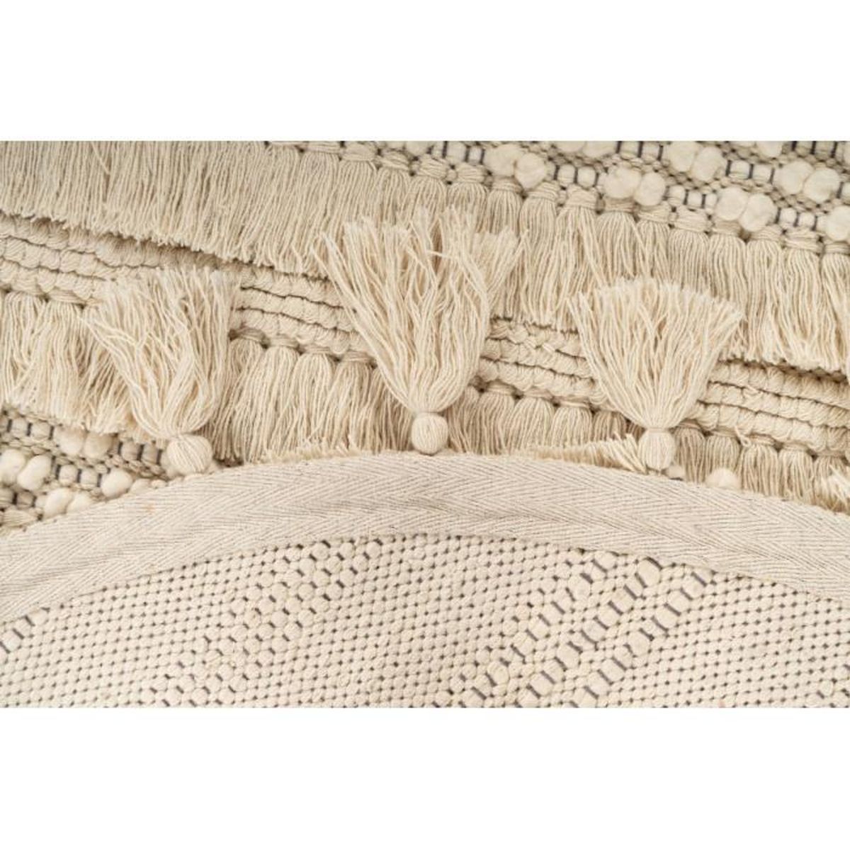 Paris Prix Tapis Bohème Tissé à la Main  Bohist  160cm Naturel