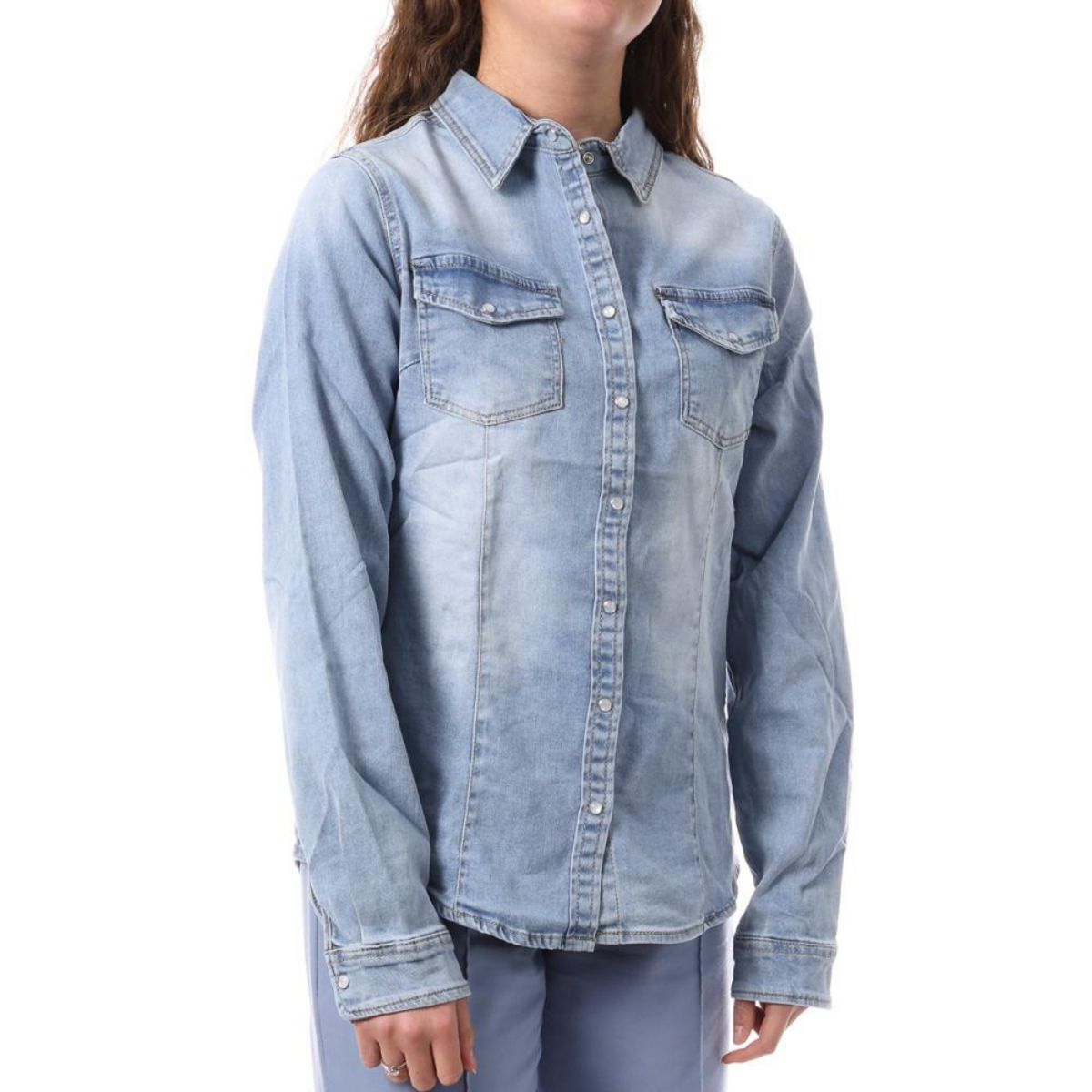 MONDAY PREMIUM Chemise en Jean  Clair Femme Monday Premium Bleach
