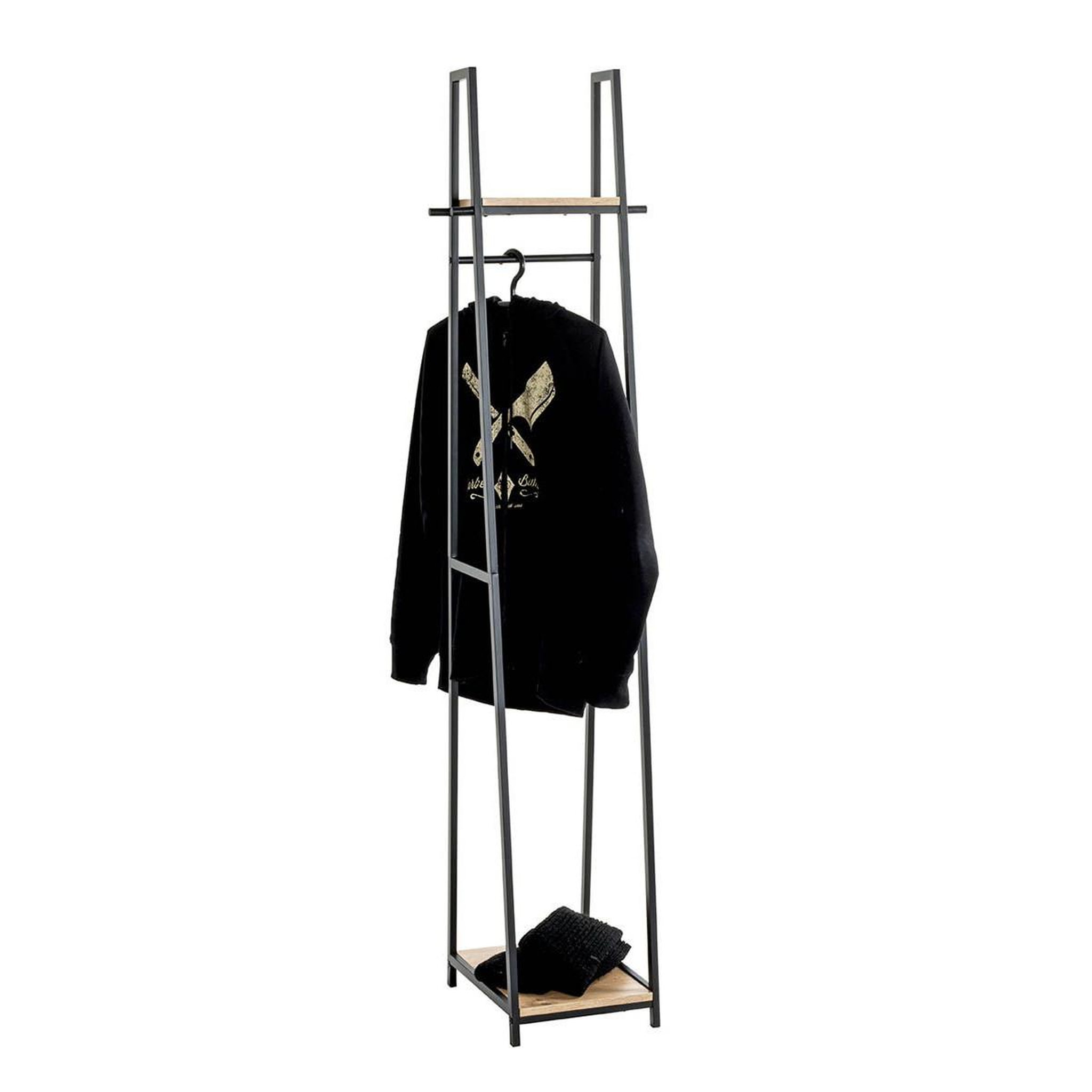 Voir la diapositive 4 : Paris Prix Portant à vêtements  miranda  166cm chêne & noir