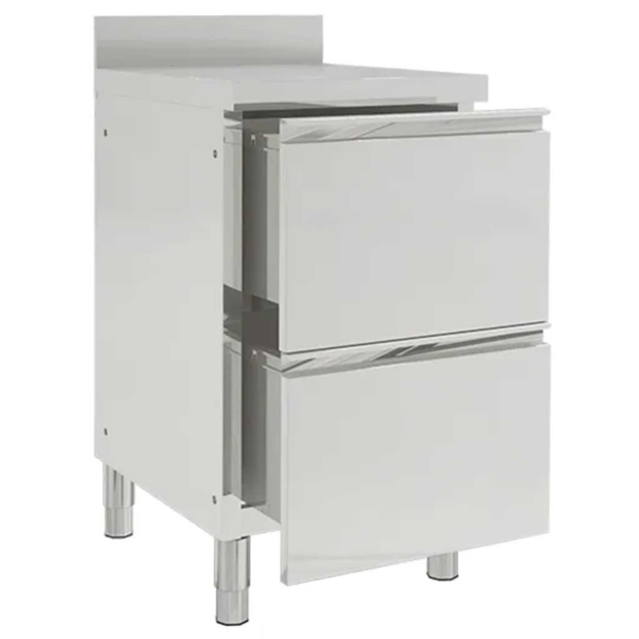 Voir la diapositive 3 : VIDAXL Armoires de cuisine commerciale 2 pcs Acier inoxydable