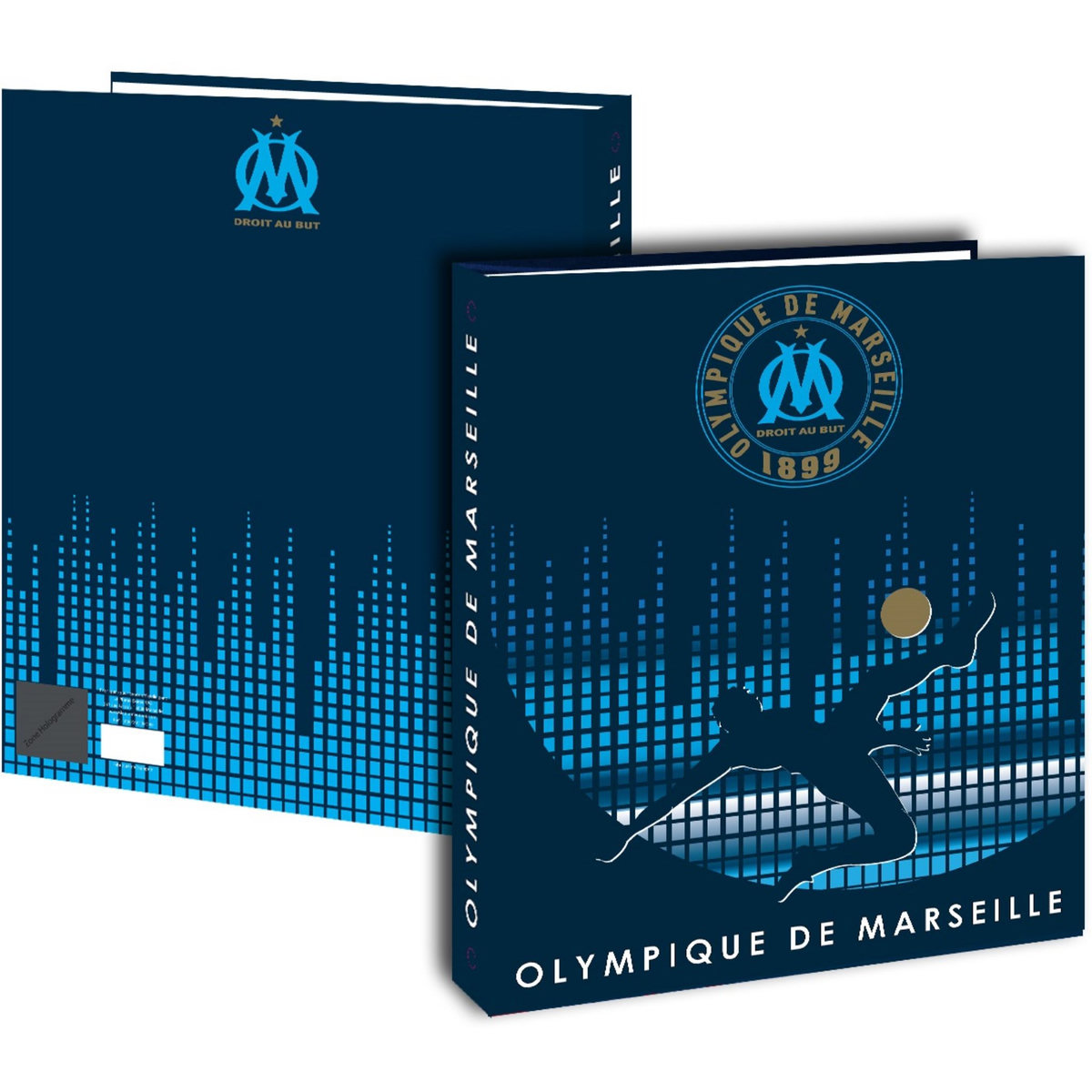 Classeur rigide 24x32x4cm 4 anneaux - OM